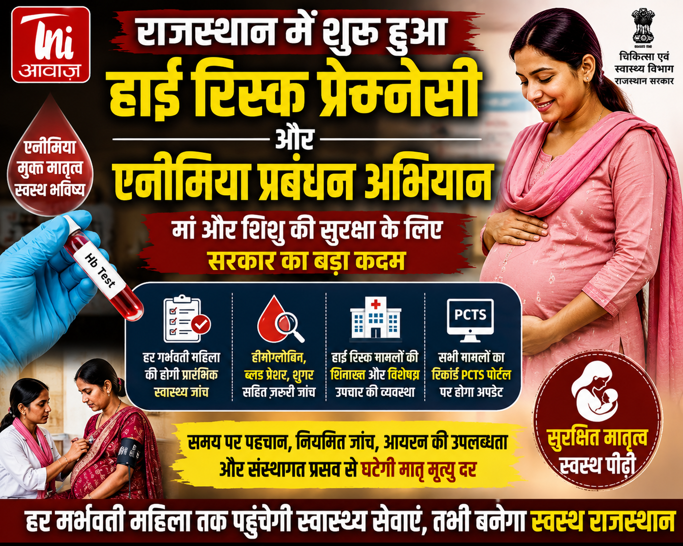 गर्भवती महिलाओं की होगी विशेष स्क्रीनिंग, हाई रिस्क मामलों पर रहेगी कड़ी निगरानी 