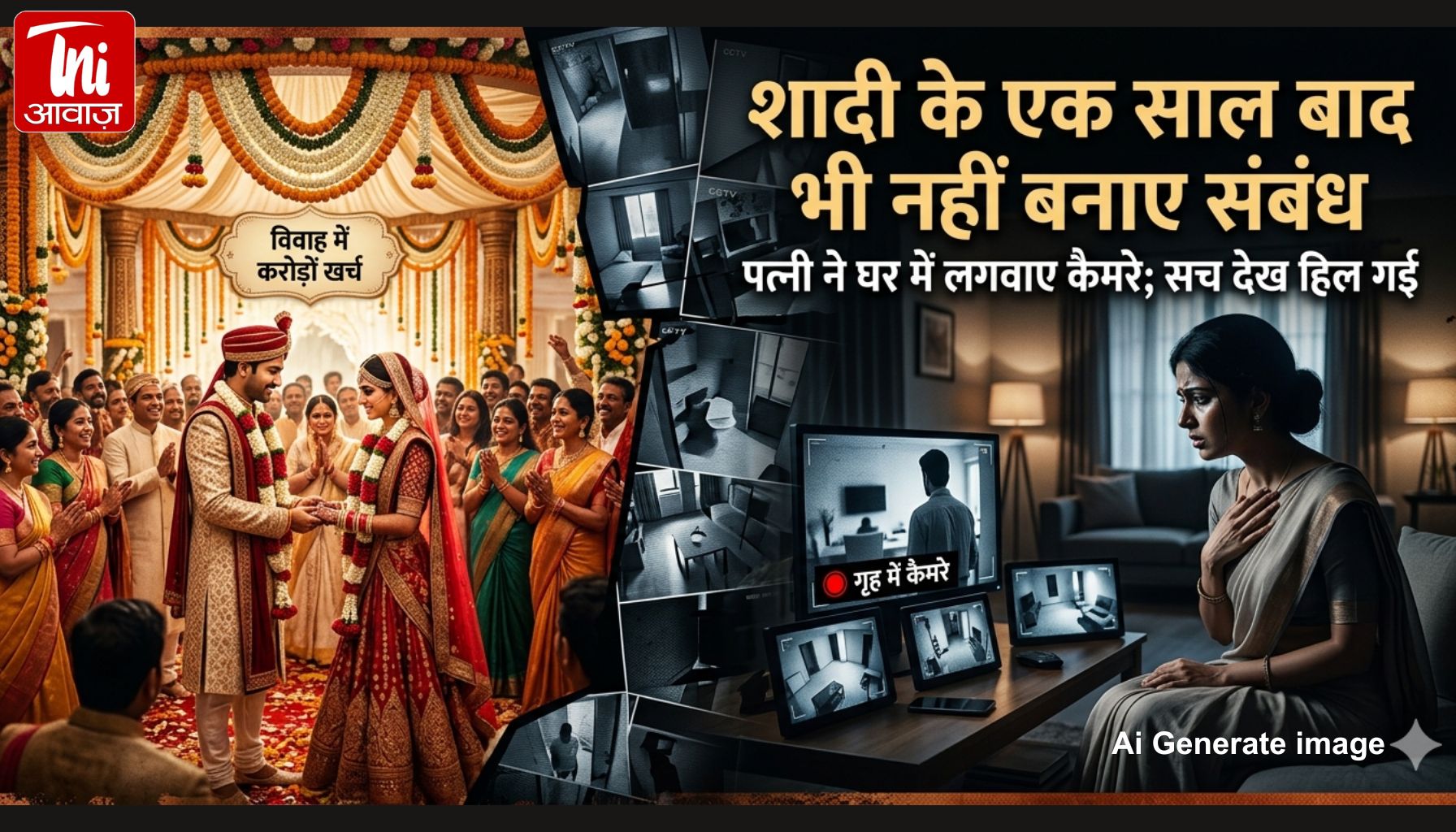 शादी के एक साल बाद भी नहीं बने संबंध, पत्नी ने लगाया कैमरा… सामने आई ऐसी सच्चाई कि उड़ गए होश