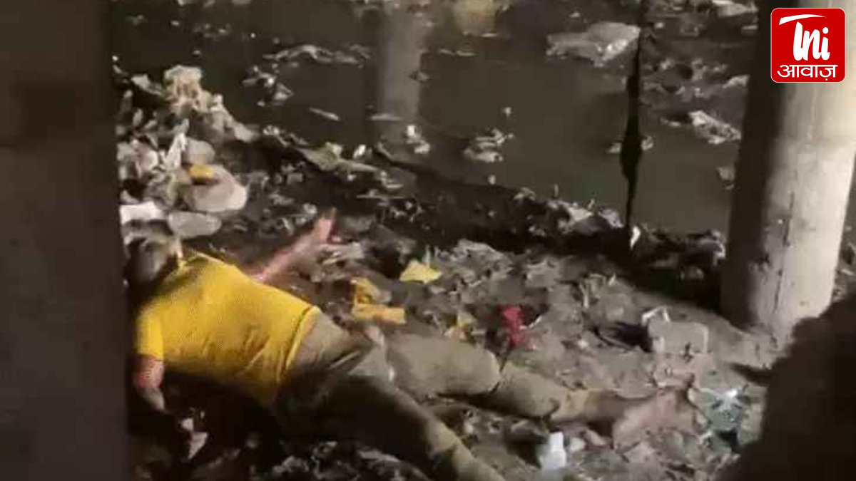 जयपुर में नाले में तैरती मिली युवक की लाश: क्रिकेट खेल रहे बच्चों की नजर पड़ी तो मच गई चीख-पुकार