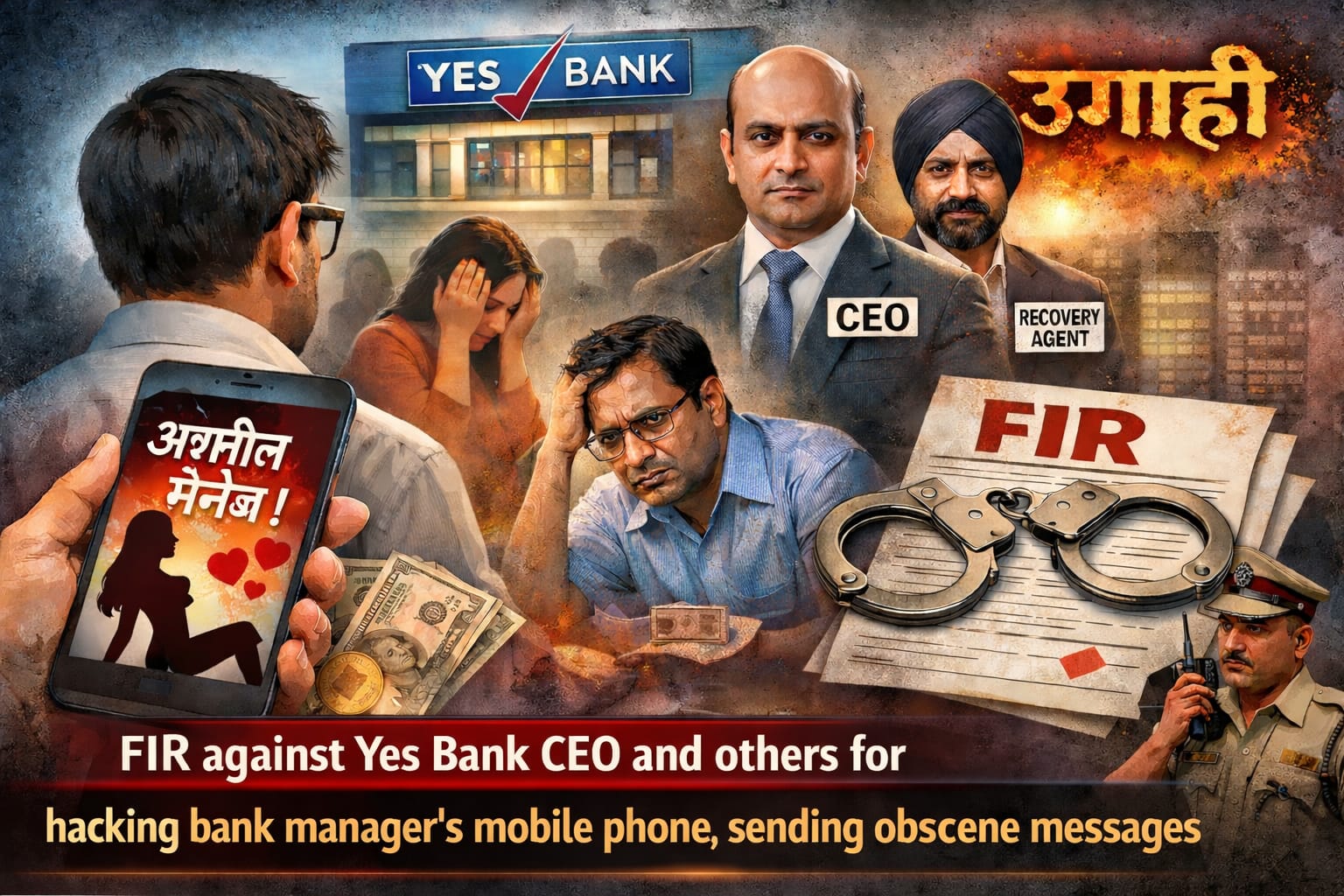 क्रेडिट कार्ड भुगतान में देरी पड़ी भारी? बैंक मैनेजर का आरोप—मोबाइल हैक कर भेजे अश्लील मैसेज, Yes Bank CEO समेत कई पर FIR