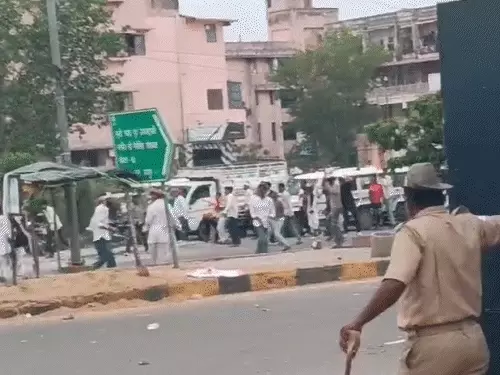 जयपुर में DNT महापंचायत के बाद बवाल, आरक्षण मांग को लेकर पुलिस-प्रदर्शनकारियों में झड़प