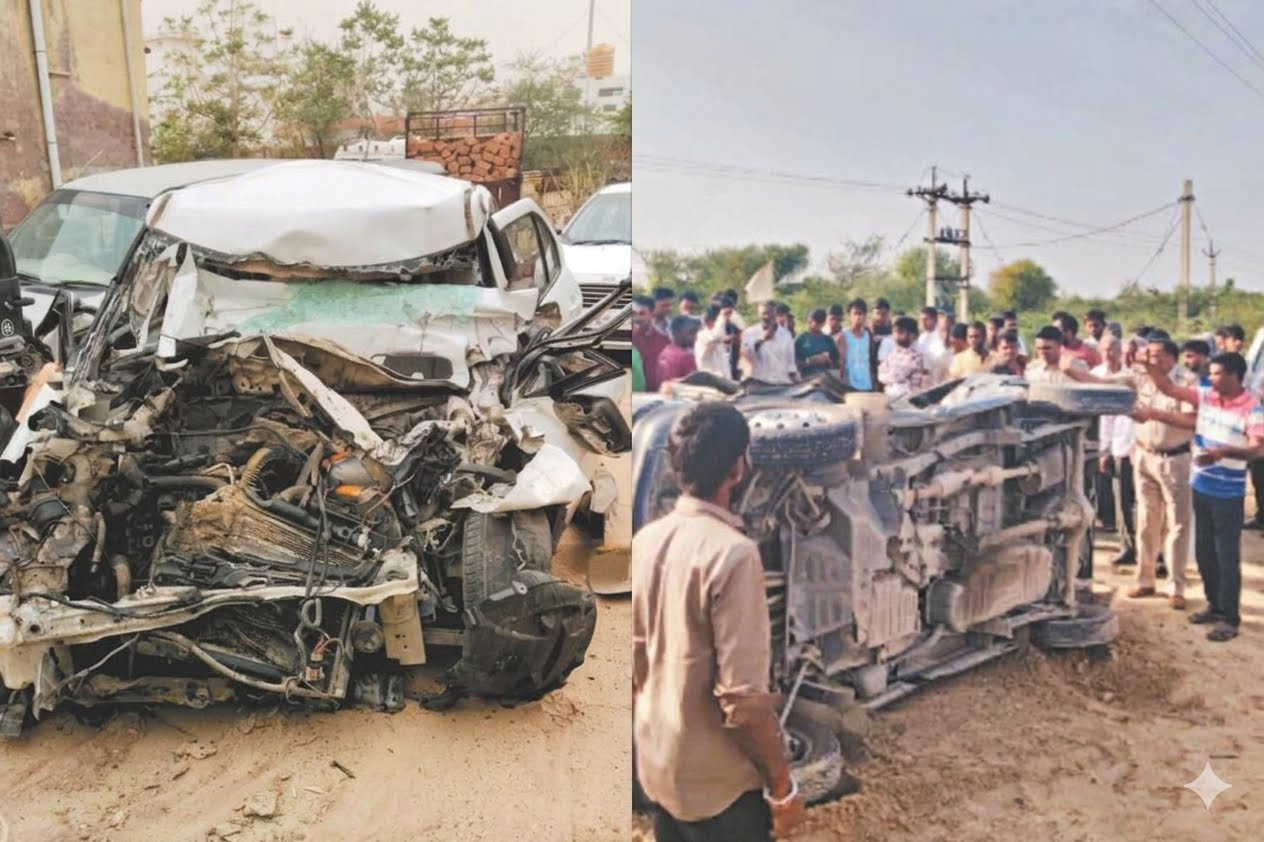 राजस्थान में 24 घंटे में तीन सड़क हादसे, 12 लोगों की जान गई