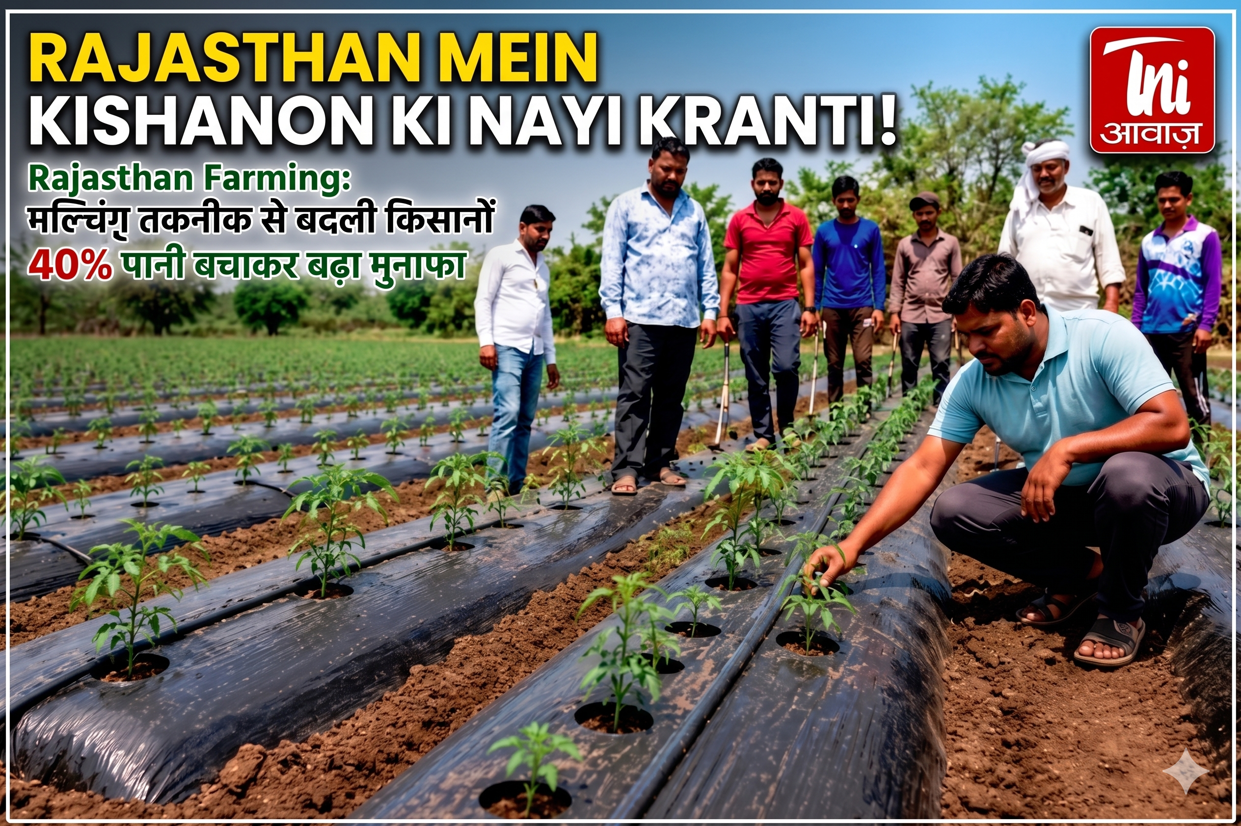 प्रतापगढ़ में किसानों ने अपनाई मल्चिंग तकनीक, नकदी फसलों से बढ़ी उम्मीद