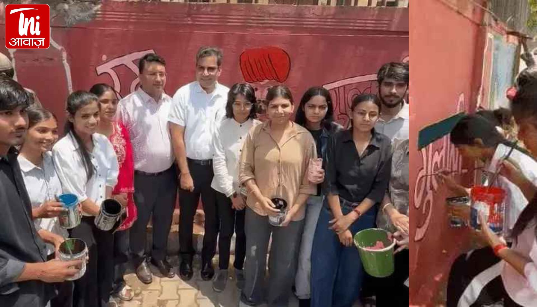 Jaipur ‘Rang De Gulabi’ Campaign: 500 से ज्यादा दीवारों पर रंगों की बारिश, ट्रांसजेंडर्स से बच्चों तक सबने थामा ब्रश