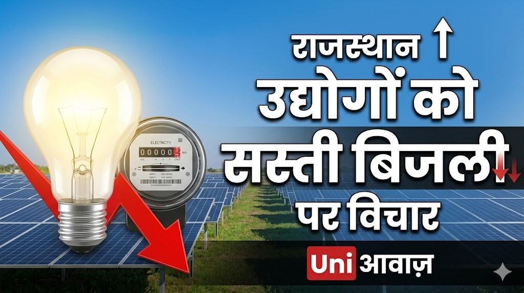 राजस्थान में उद्योगों को सस्ती बिजली देने पर विचार