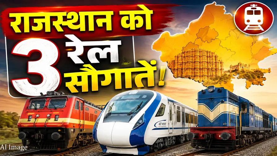 राजस्थान को 22 मई को मिलेंगी तीन बड़ी रेल सौगातें