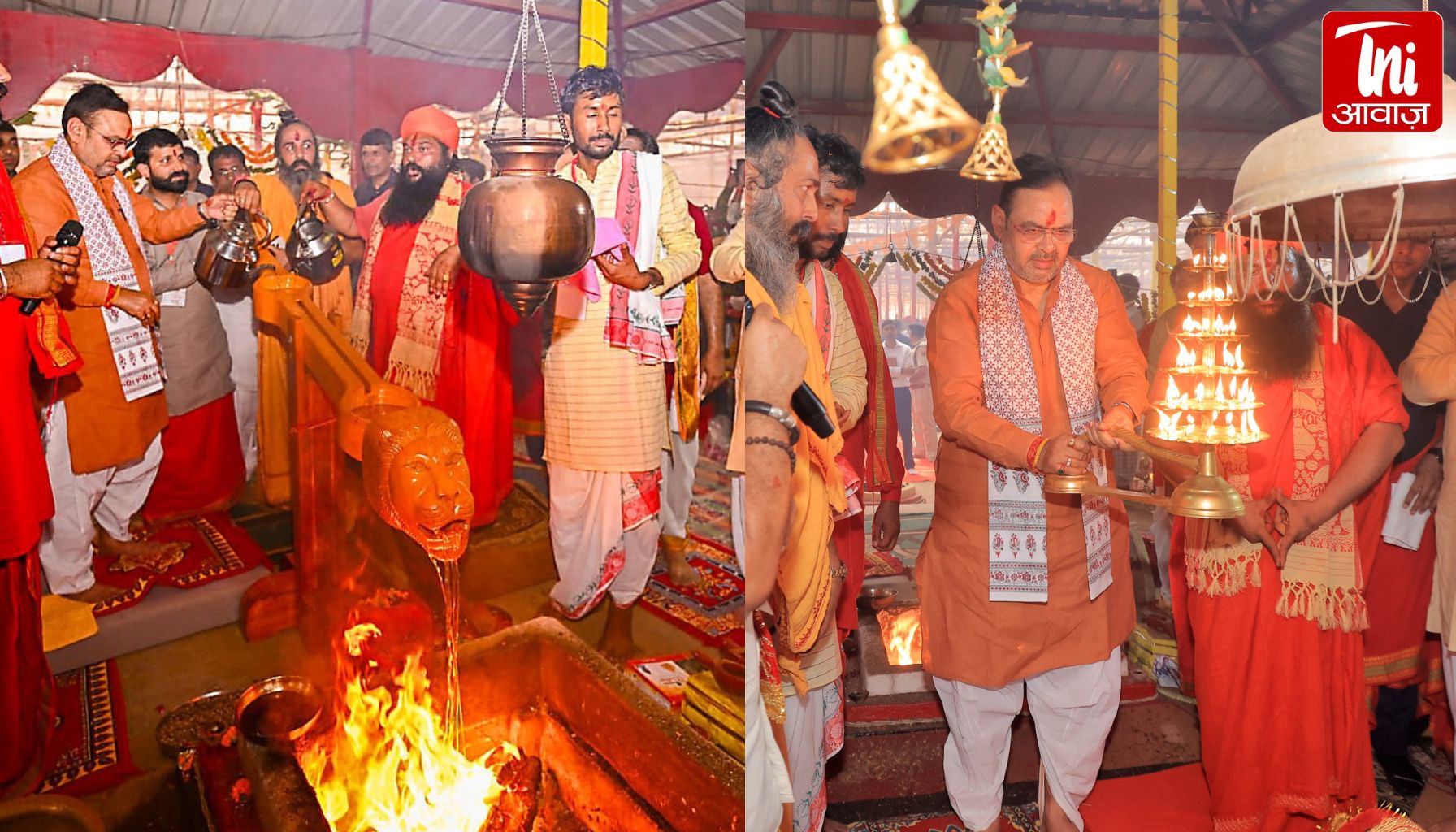 ललिता महायज्ञ की पूर्णाहुति और सरस्वती मंदिर प्राण-प्रतिष्ठा में सीएम का बड़ा संदेश—धर्म से ही मजबूत समाज और राष्ट्र