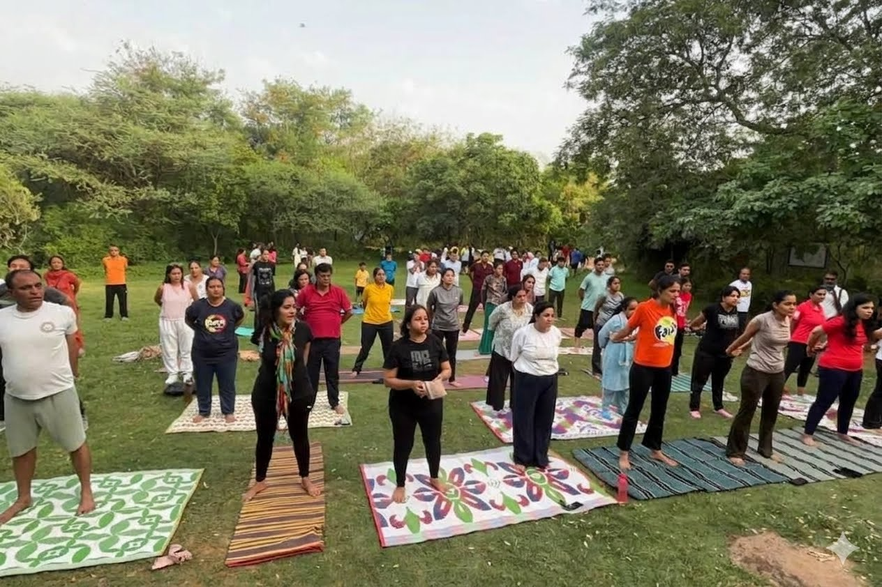 जयपुर में “6AM Experience Your City” का आयोजन, हजारों लोगों ने योग और फिटनेस से की दिन की शुरुआत