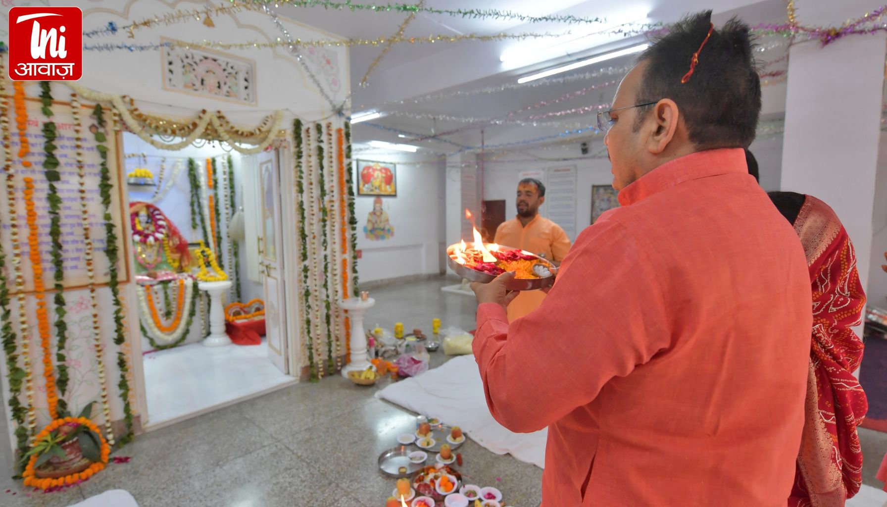 मुख्यमंत्री भजनलाल शर्मा ने चैत्र नवरात्र स्थापना पर पूजा-अर्चना कर प्रदेश की खुशहाली की कामना की