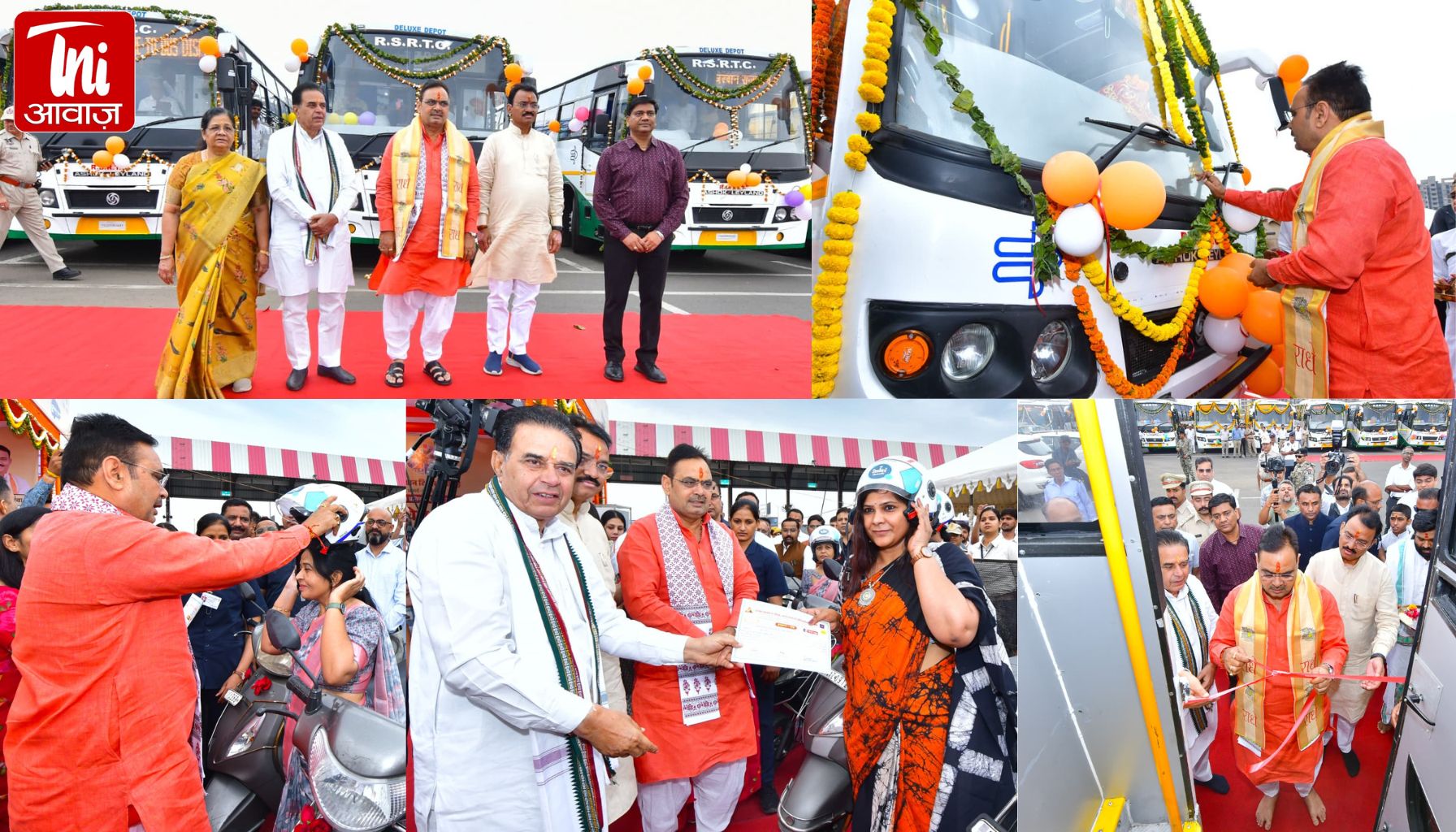 राजस्थान में परिवहन क्रांति की शुरुआत! CM भजनलाल शर्मा ने 207 नई बसों को दिखाई हरी झंडी