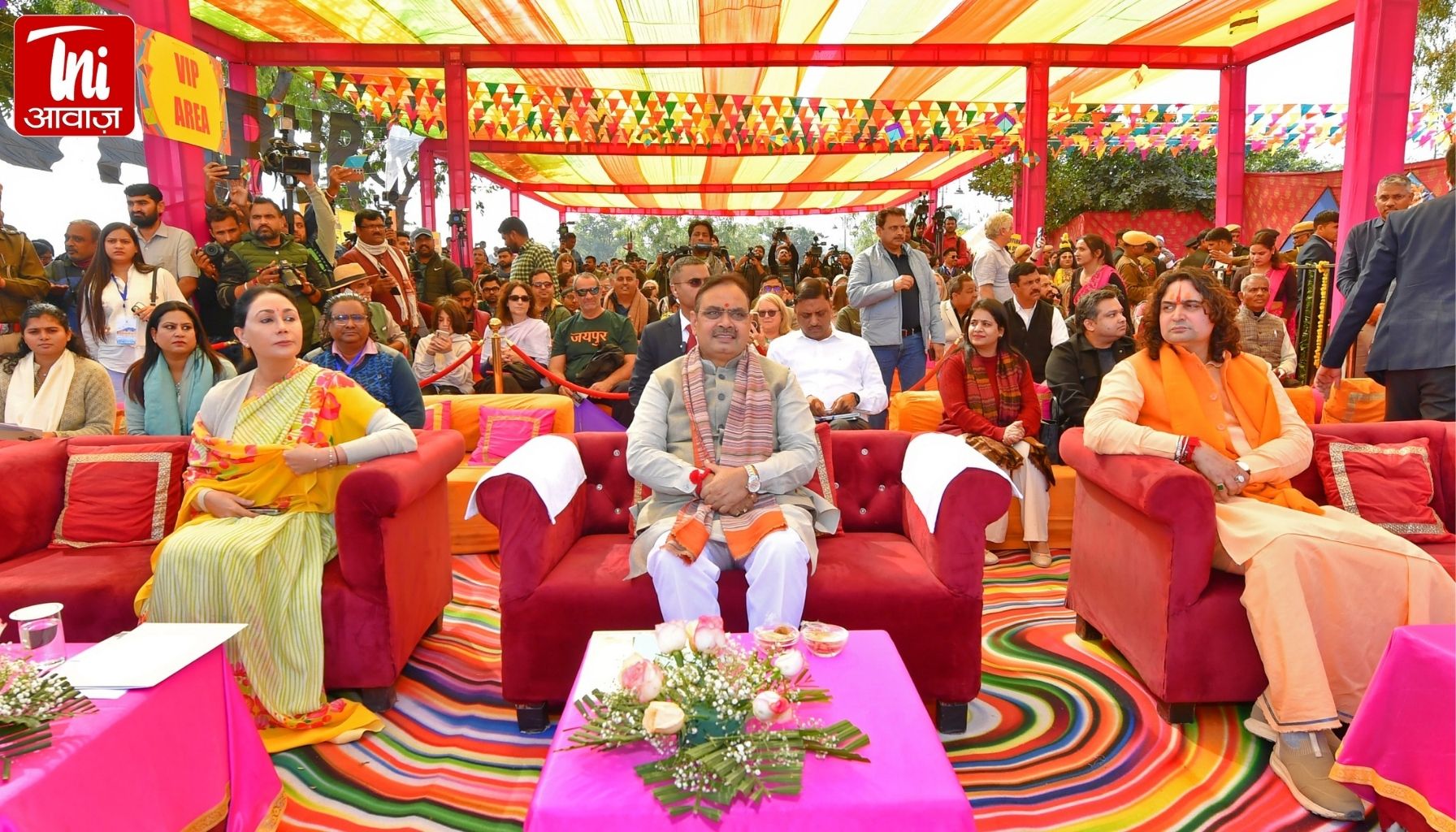 जलमहल से सीएम निवास तक पतंगों की उड़ान: मकर संक्रांति पर सीएम भजनलाल शर्मा ने उड़ाई पतंग, संस्कृति का दिया संदेश