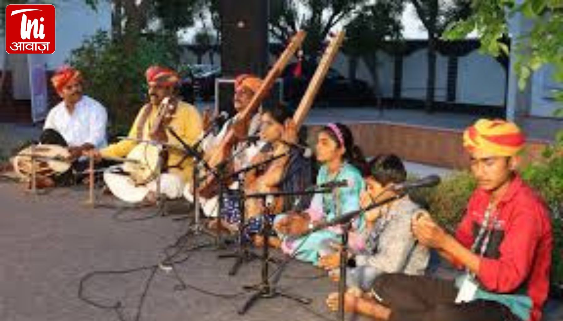 जयपुर के शाला महोत्सव में साकार हुआ राजस्थानी लोक संगीत:25 कलाकारों के मार्गदर्शन में 86 ट्रेनी ने प्रस्तुत किए राजस्थानी गीत-संगीत