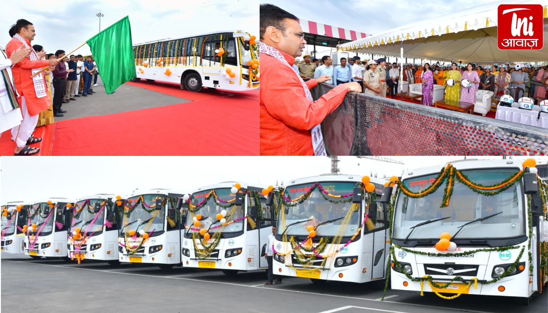 राजस्थान में परिवहन क्रांति की शुरुआत! CM भजनलाल शर्मा ने 207 नई बसों को दिखाई हरी झंडी