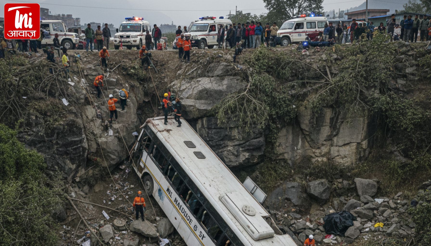 Uttarakhand–Nepal Border Accident: खुशियों से मातम तक, बरात की बस खाई में गिरी, 13 की मौत