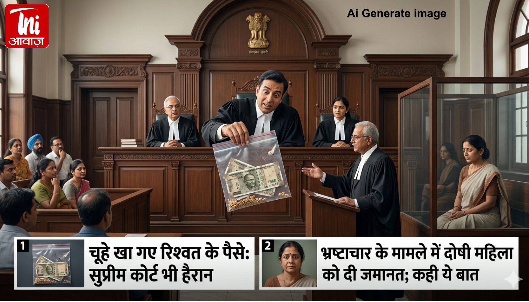 “चूहे खा गए रिश्वत के नोट!” सुप्रीम कोर्ट भी चौंका, सबूत गायब तो मिली जमानत