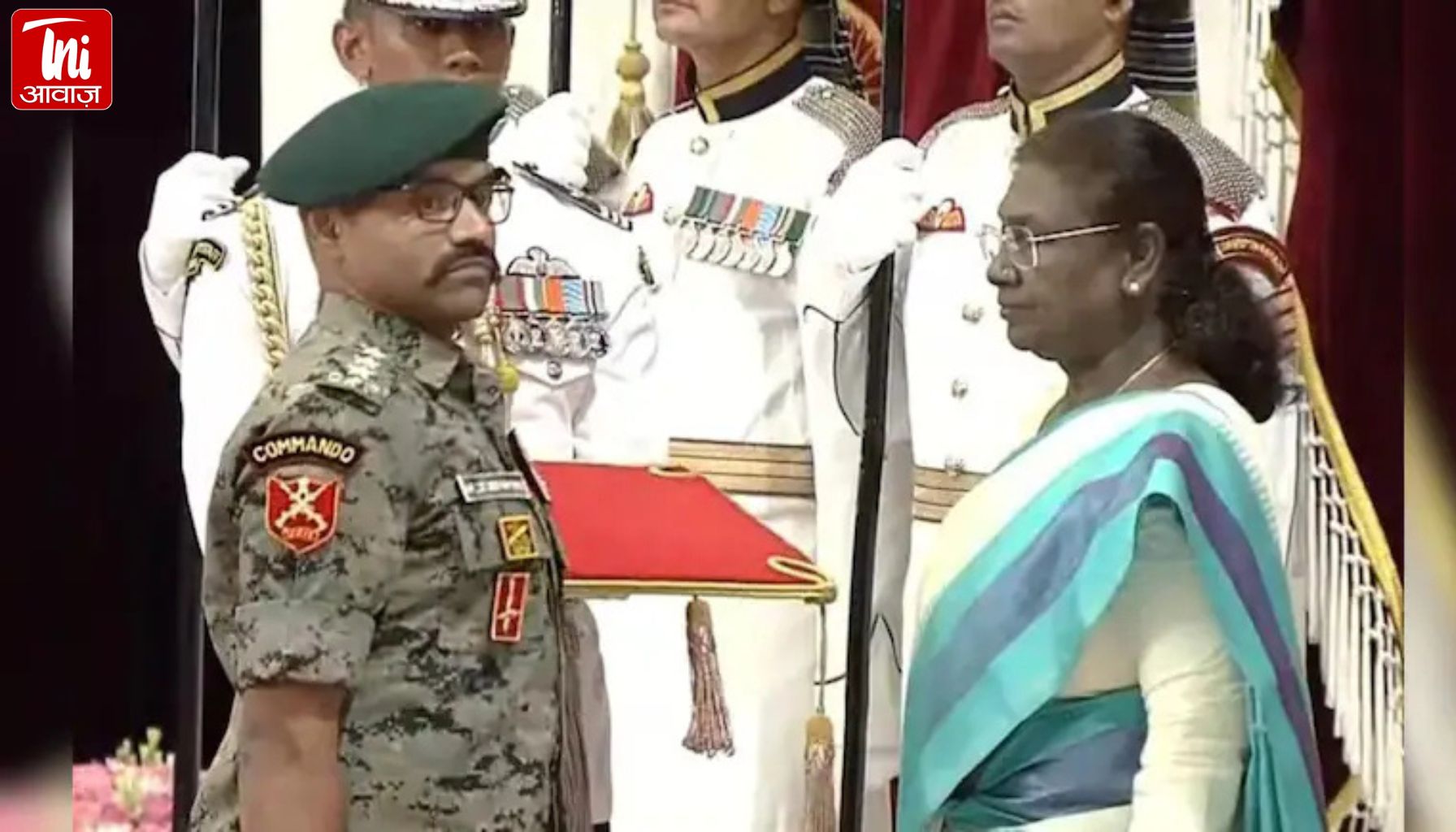 बांसवाड़ा के बेटे को मिला शौर्य चक्र: राष्ट्रपति मुर्मू ने CRPF के जवान राजेश पंचाल को किया सम्मानित