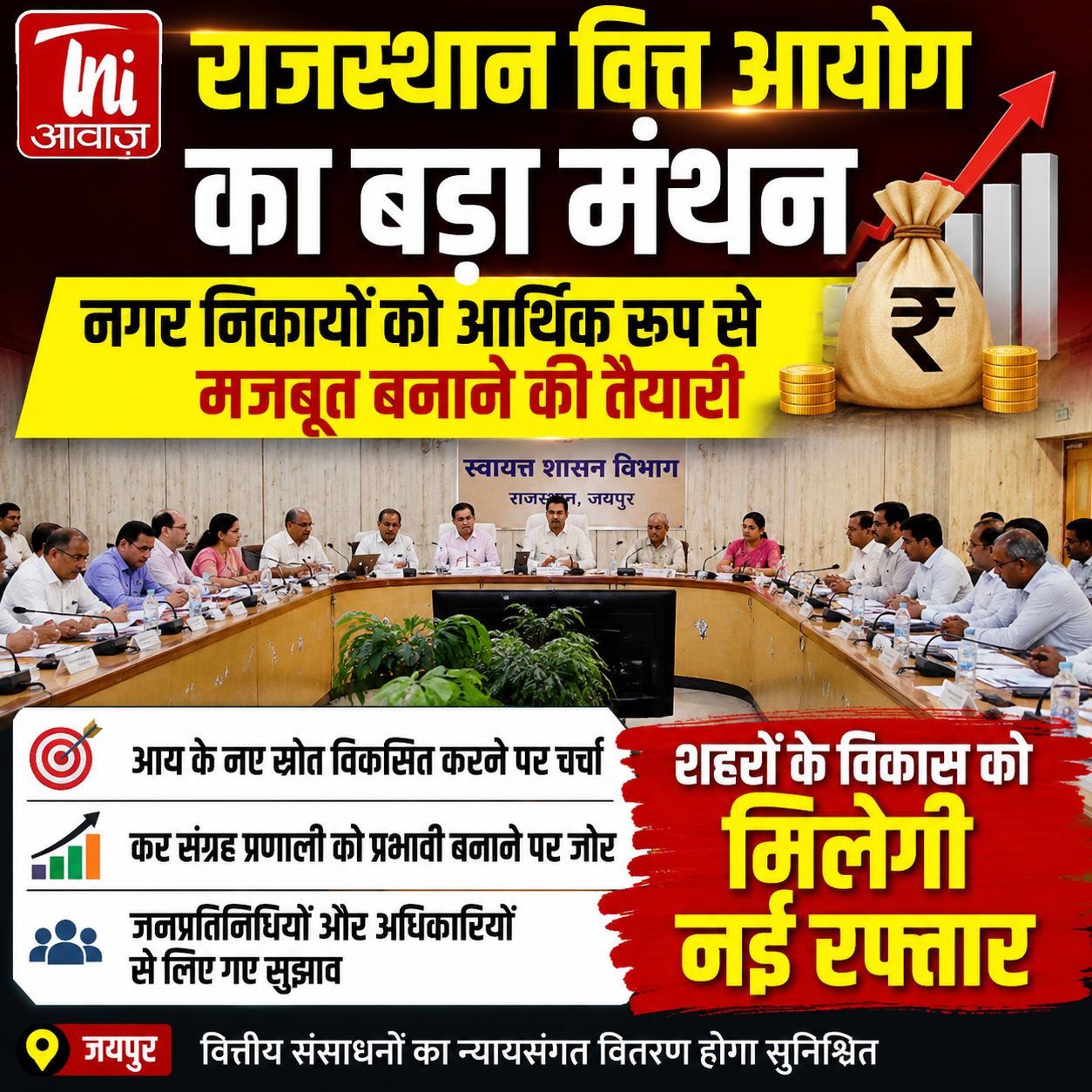 शहरों के विकास को मिलेगी नई रफ्तार, वित्त आयोग ने तैयार किया रोडमैप 