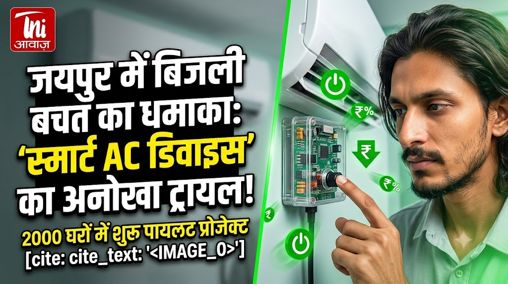 जयपुर में स्मार्ट AC डिवाइस से बिजली बचत की अनोखी पहल, 2000 घरों में शुरू पायलट प्रोजेक्ट