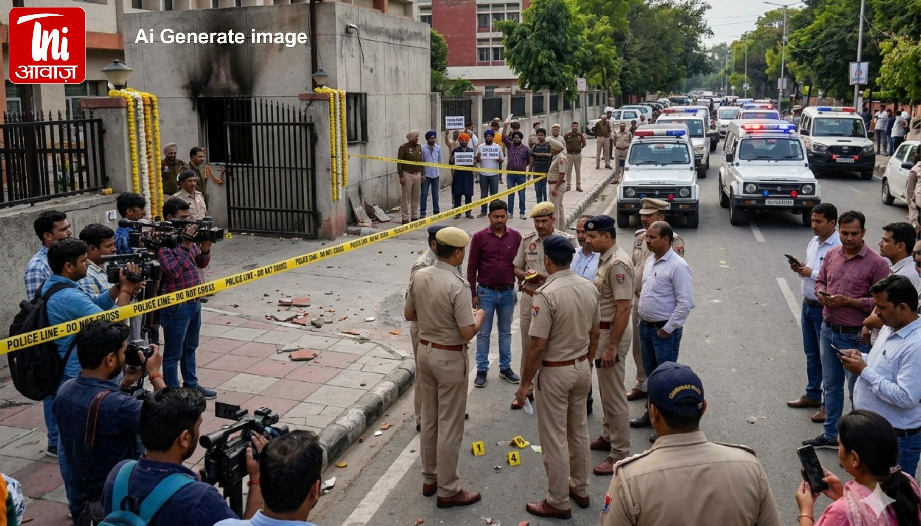 चंडीगढ़ में BJP दफ्तर के बाहर धमाका: CCTV में ग्रेनेड फेंकता शख्स कैद, खालिस्तानी संगठन ने ली जिम्मेदारी