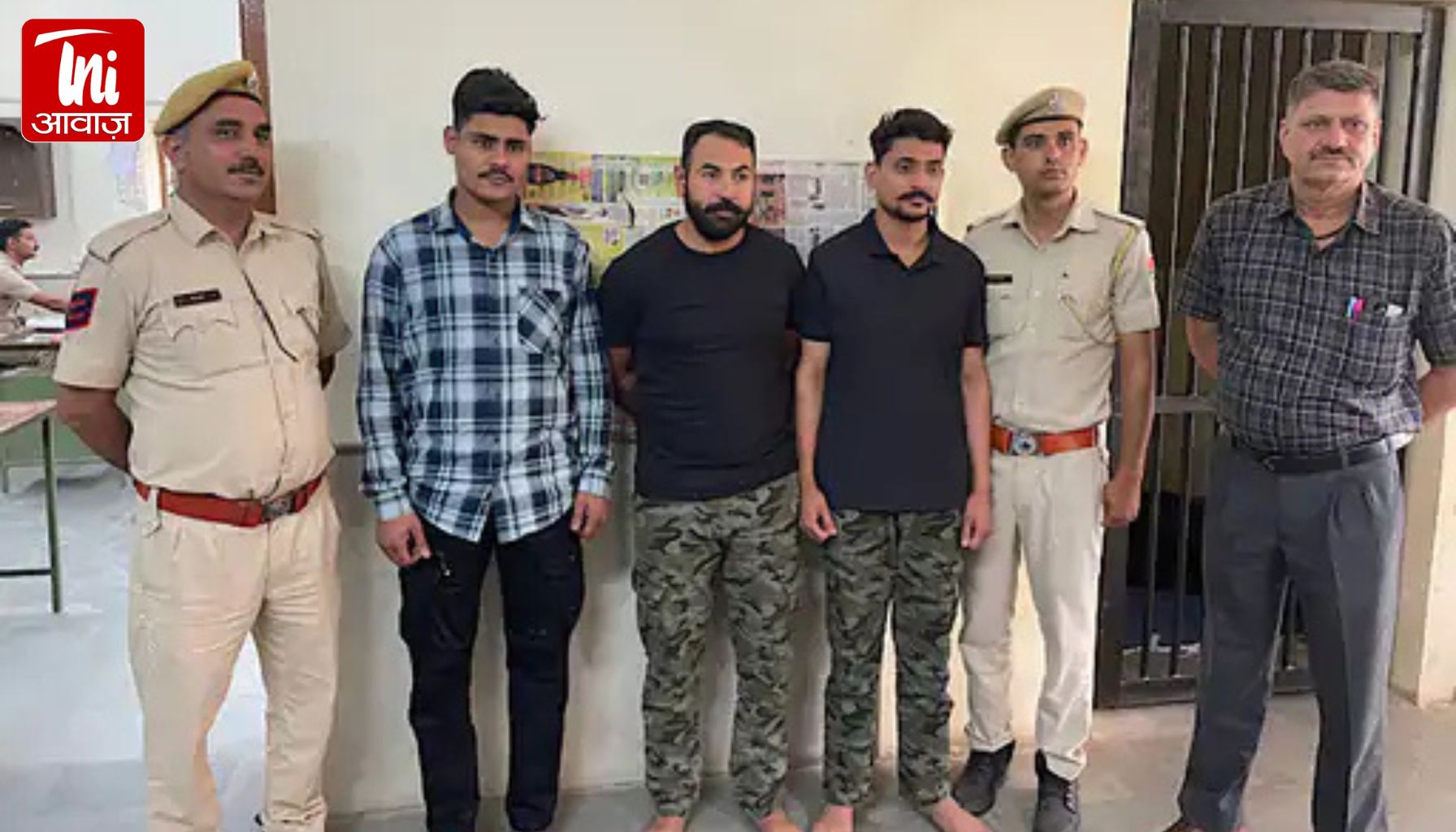 अजमेर में लॉरेंस गैंग का गुर्गा गिरफ्तार: दो साथी भी दबोचे गए, पिस्टल-कारतूस और जीप बरामद