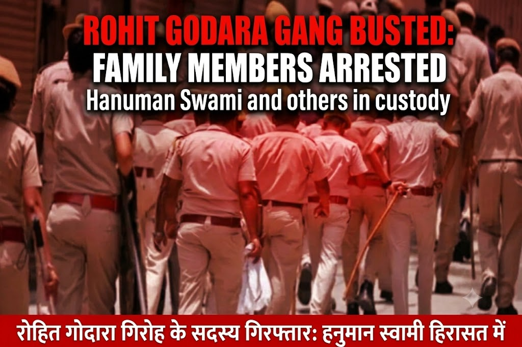 रोहित गोदारा गिरोह: हनुमान स्वामी सहित परिवार के कई सदस्य गिरफ्तार