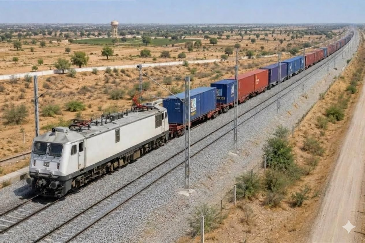 वेस्टर्न डेडिकेटेड फ्रेट कॉरिडोर से राजस्थान में औद्योगिक विकास को मिली रफ्तार, लॉजिस्टिक्स नेटवर्क मजबूत