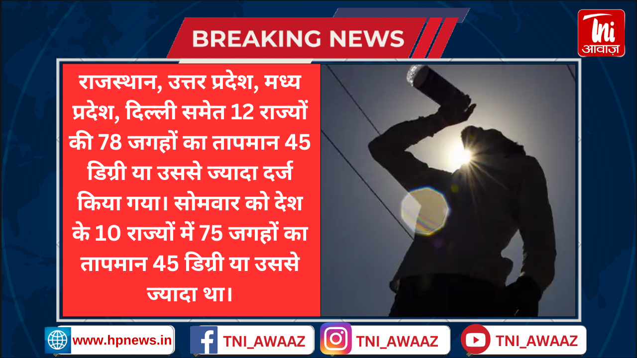 MP-UP समेत 7 राज्यों में हीटवेव का रेड अलर्ट: राजस्थान में कल 16 की मौत, चुरू देश में सबसे गर्म, पारा 50.5°