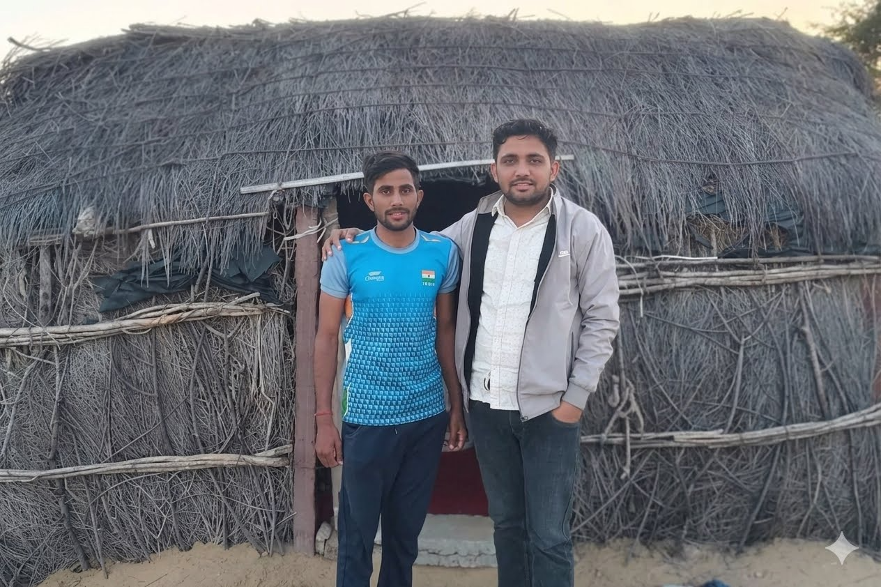 रेतीली झोंपड़ी से सफलता तक, सरकारी शिक्षक बने धर्मेंद्र जाणी की प्रेरक कहानी