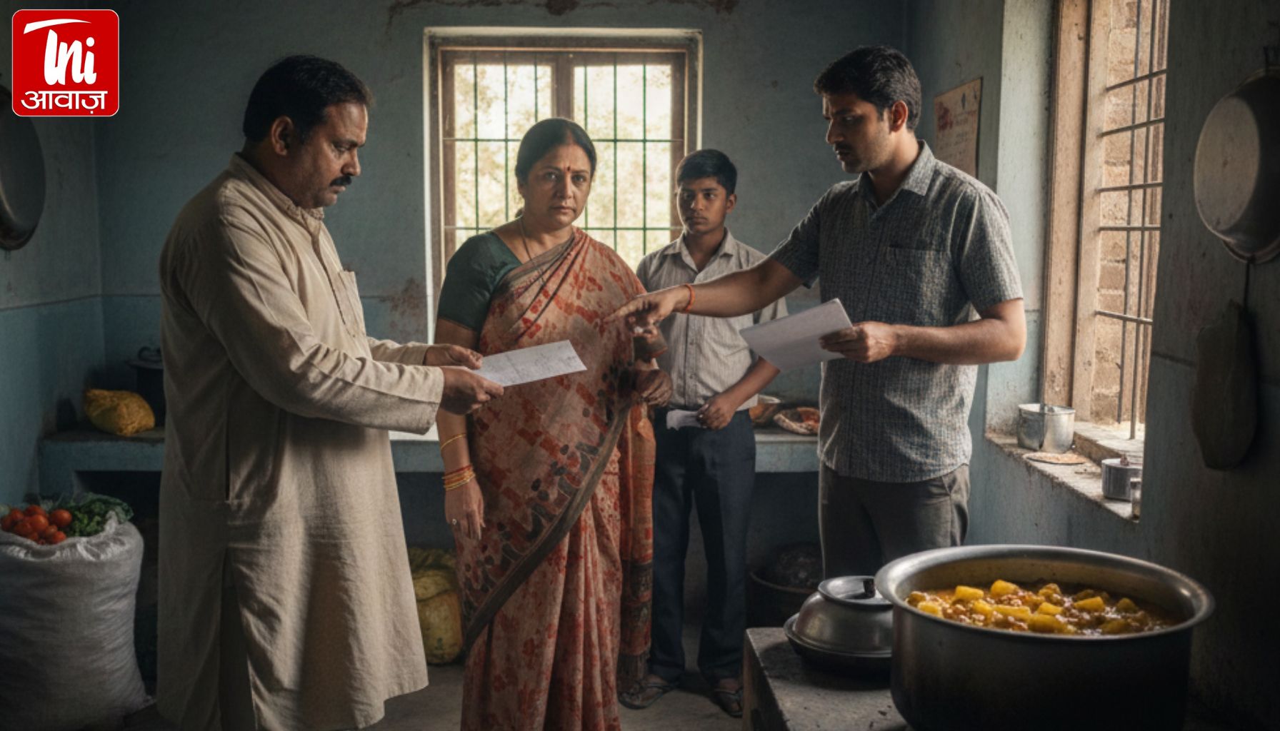 स्कूल की रसोई में ‘मीट’ पकाने का आरोप: हेडमास्टर सस्पेंड, जांच में उलझी सब्जी की सच्चाई