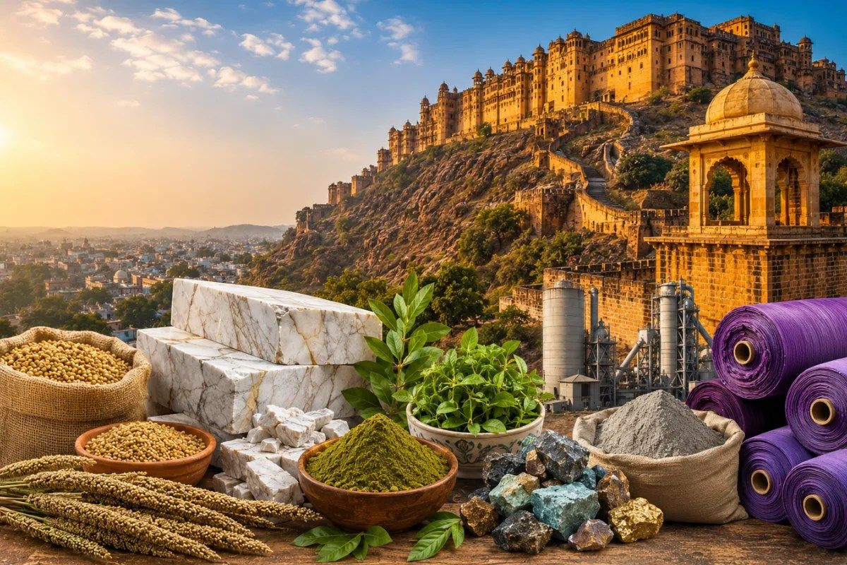 राजस्थान की खास पहचान: बाजरा, मार्बल, मेहंदी और खनिज उत्पादन में देश में अग्रणी राज्य