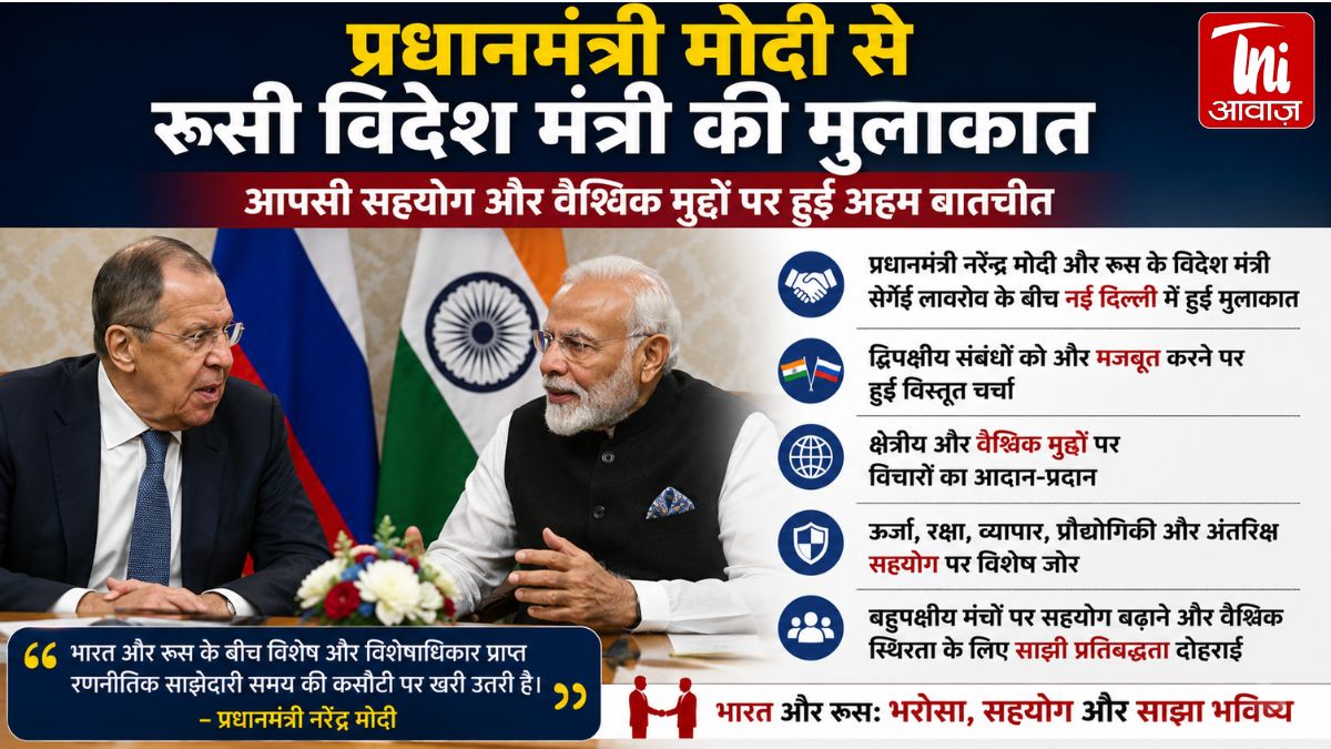 PM मोदी से रूसी विदेश मंत्री लावरोव की सीक्रेट-लेवल मीटिंग! यूक्रेन युद्ध और पश्चिम एशिया पर हुई बड़ी चर्चा