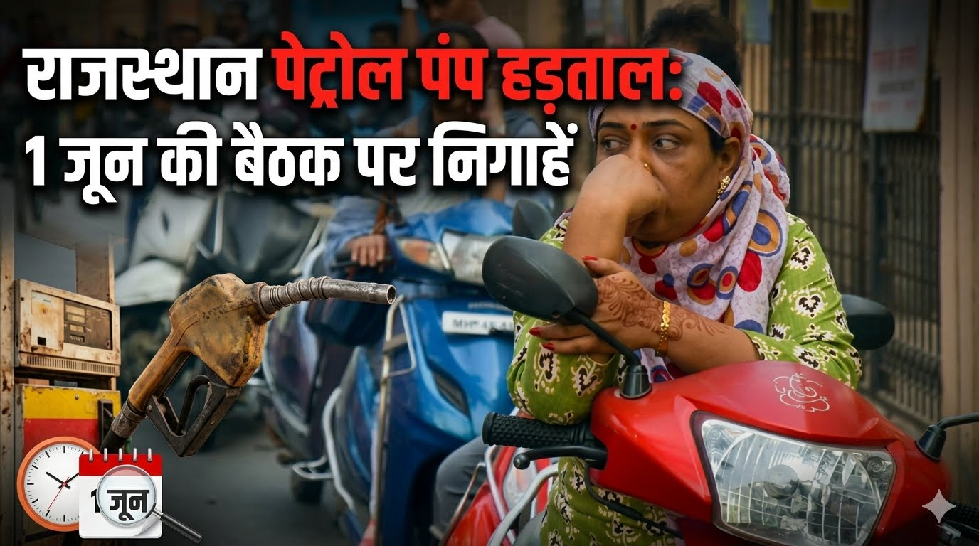 राजस्थान पेट्रोल पंप हड़ताल: 1 जून की बैठक पर निगाहें