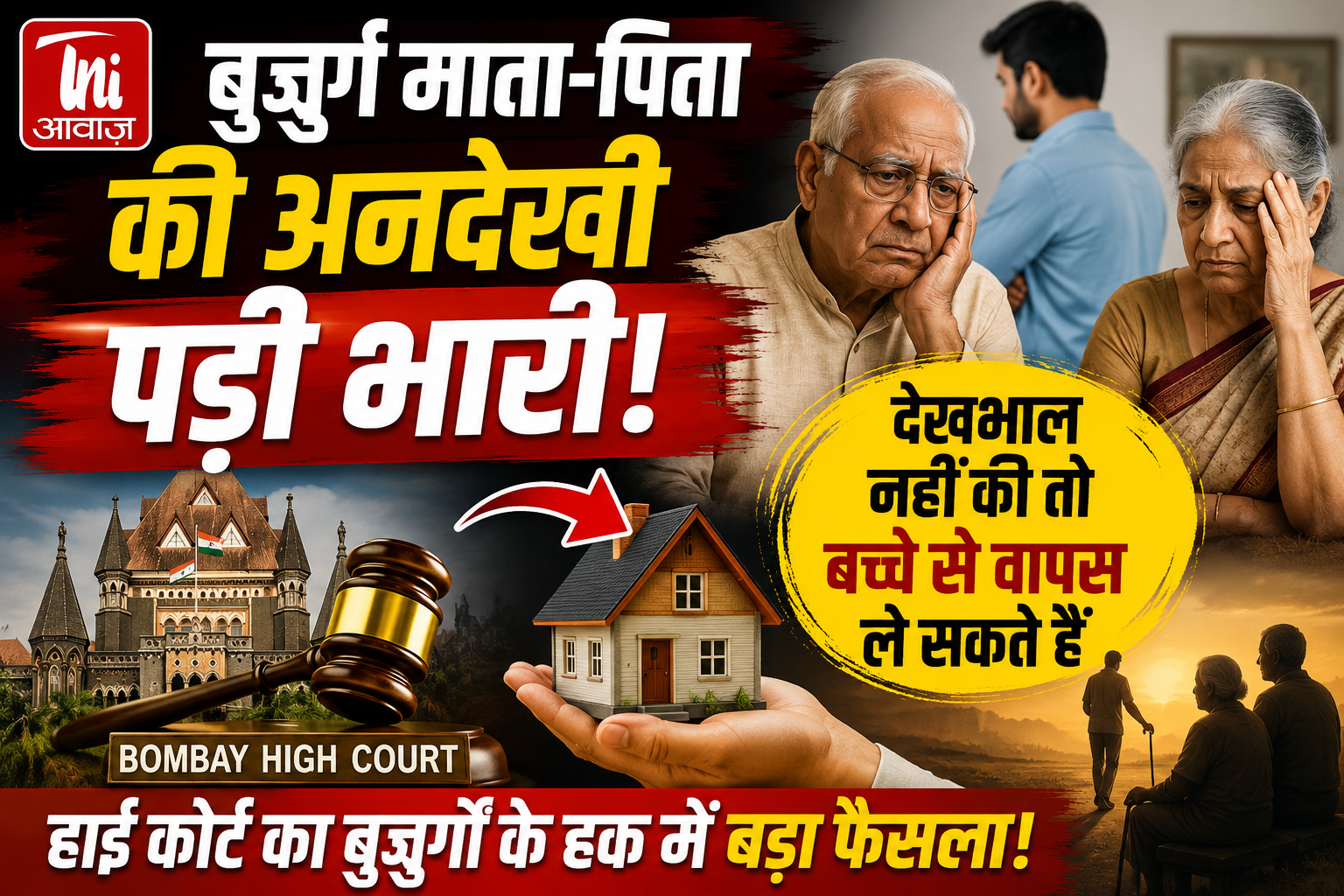 बुज़ुर्ग माता-पिता की अनदेखी पड़ी भारी! देखभाल नहीं की तो बच्चे से वापस ले सकते हैं 