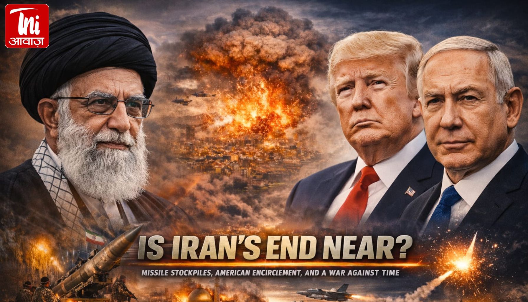 क्या ईरान का अंत निकट है? मिसाइल भंडार, अमेरिकी घेराबंदी और ‘समय के विरुद्ध’ जंग की पूरी कहानी