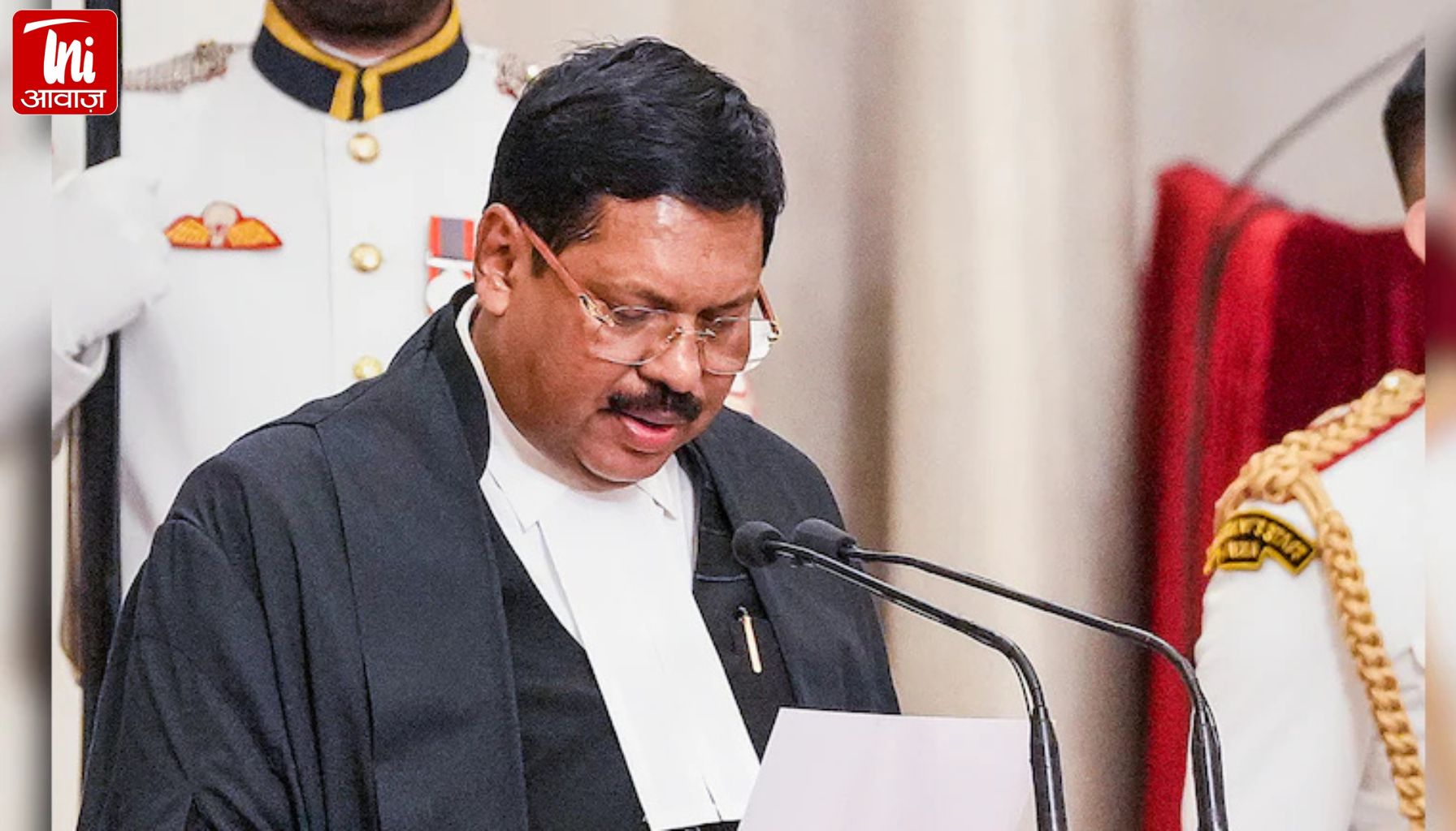 जस्टिस भूषण रामकृष्ण गवई ने हिंदी में ली शपथ, 23 नवंबर तक रहेंगे पद पर; SC समुदाय से देश के दूसरे CJI बने