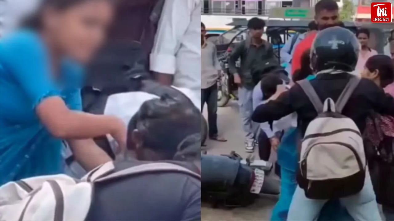 जयपुर टोंक रोड पर हाईवोल्टेज ड्रामा, पति-पत्नी और कथित प्रेमिका के बीच सड़क पर मारपीट