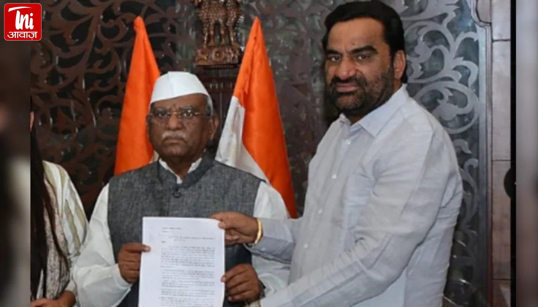 राजस्थान में हनुमान बेनीवाल का राज्यपाल से मुलाकात, बोले- 'फोन की जासूसी हो रही है, हमारा धरना जारी रहेगा'