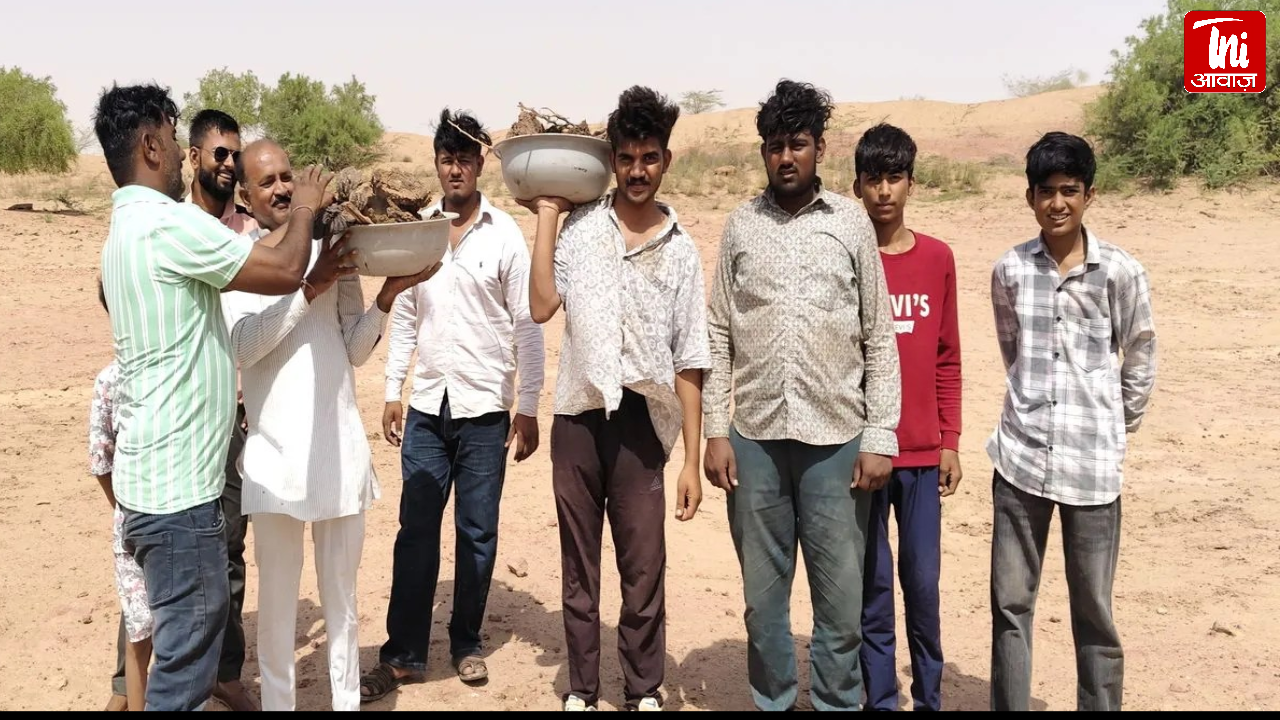 केरालिया गांव में जल संरक्षण के लिए ग्रामीणों का श्रमदान अभियान
