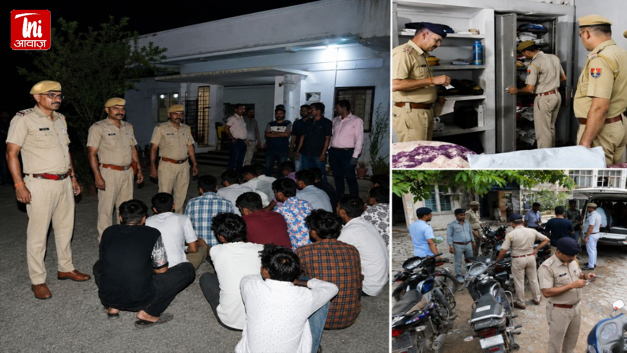 उदयपुर में पुलिस का बड़ा अभियान, 298 अपराधी गिरफ्तार