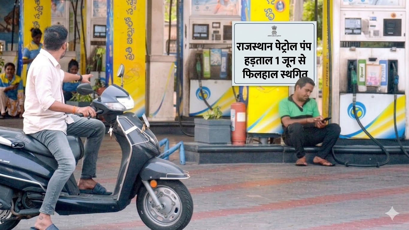 राजस्थान पेट्रोल पंप हड़ताल 1 जून से फिलहाल स्थगित