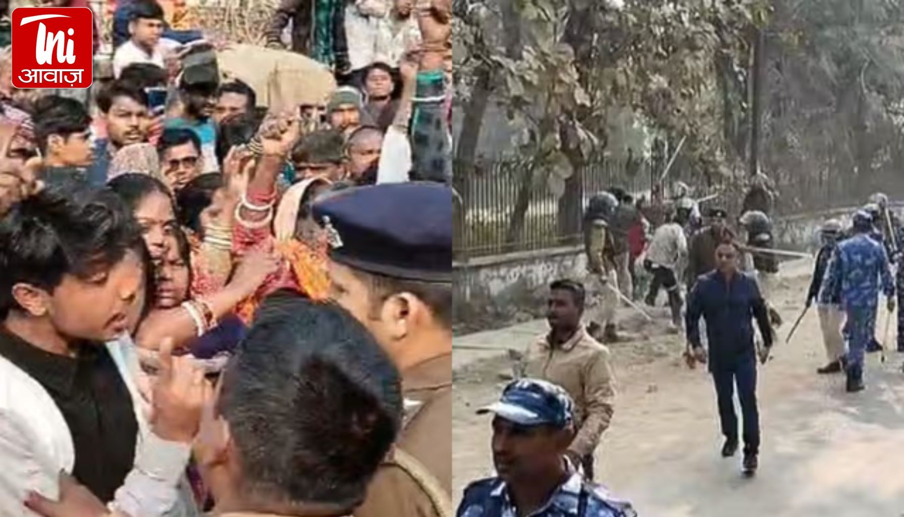 दरभंगा में बच्ची से दुष्कर्म-हत्या पर फूटा जनआक्रोश, पुलिस पर पथराव, हालात काबू में करने के लिए लाठीचार्ज