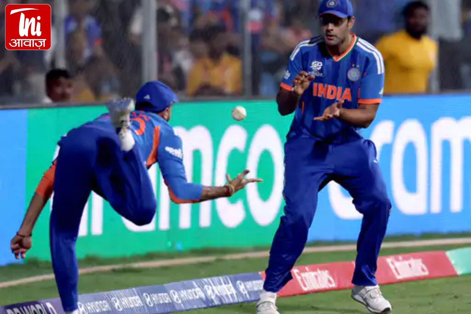 अक्षर-दुबे के कैच से पलटा सेमीफाइनल: सैमसन की 89 रन की पारी से भारत फाइनल में, धोनी-रोहित भी स्टेडियम में मौजूद